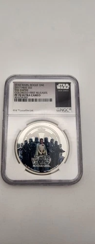 2017 Niue S$2 Star Wars Rogue One The Empire Colorized FR NGC PF70 Ultra Cameo