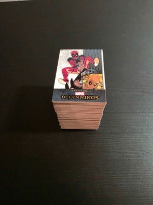 2012 Marvel Beginnings Series 3 Complete Set (180 cards)