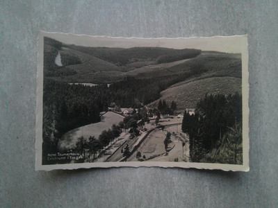 AK Erlabrunn Erzgebirge TÄUMERHAUS Bahnhof Eisenbahn Schwarzenberg Aue LANDGRAF