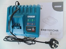ERBAUER 18v 6a 150w EXT Li-ion fast battery charger ERB1101CHR