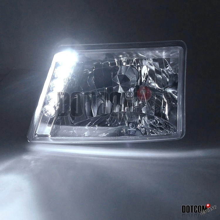 Fit Ford 98-00 Ranger LED Head Lights+Corner w/ Bumper Lamps Lights Pair - Изображение 3 из 4