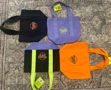 Trader Joes Mini Canvas Tote Bag Set of 4 Halloween LIMITED In Hand Fast Ship