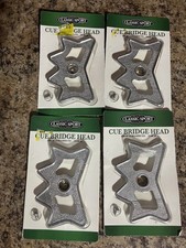 Lot Of 4 Cue Bridge Head - Authentic Classic Sport Billards Heads NIB