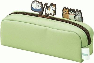 LIHIT LAB. Nyan Scene Pen case box - Pistachio green