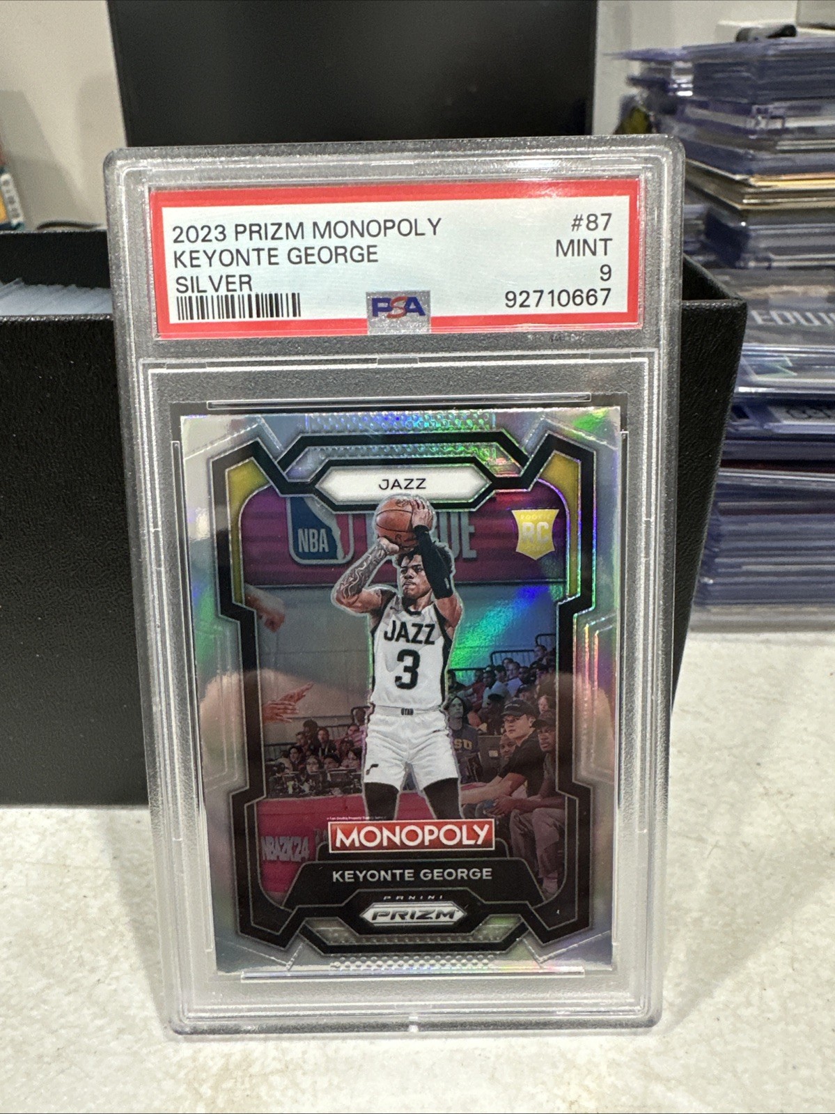 2023-24 Panini Prizm Monopoly - Keyonte George #87 Silver Prizm (RC)