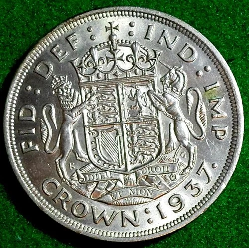 1937 George VI Crown — photo from the most recent tracked eBay sale