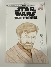 OBI-WAN KENOBI Star Wars Shattered Empire Variant #1 Chris Moore Sketch 1/1