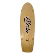 Tony Alva OG Logo Blue / Silver 8.5 x 30 Old School Skateboard Deck