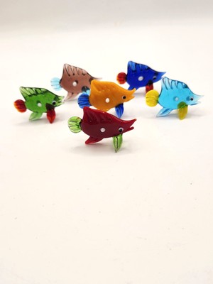 Miniature Glass Fish, Bulk Sale, Priced for 48 Each. PN #44, Gel Candle Embed