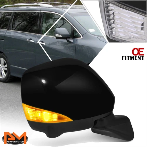 For 11-14 Nissan Quest Power Heated Blind Spot Camera Memory Side Mirror Right