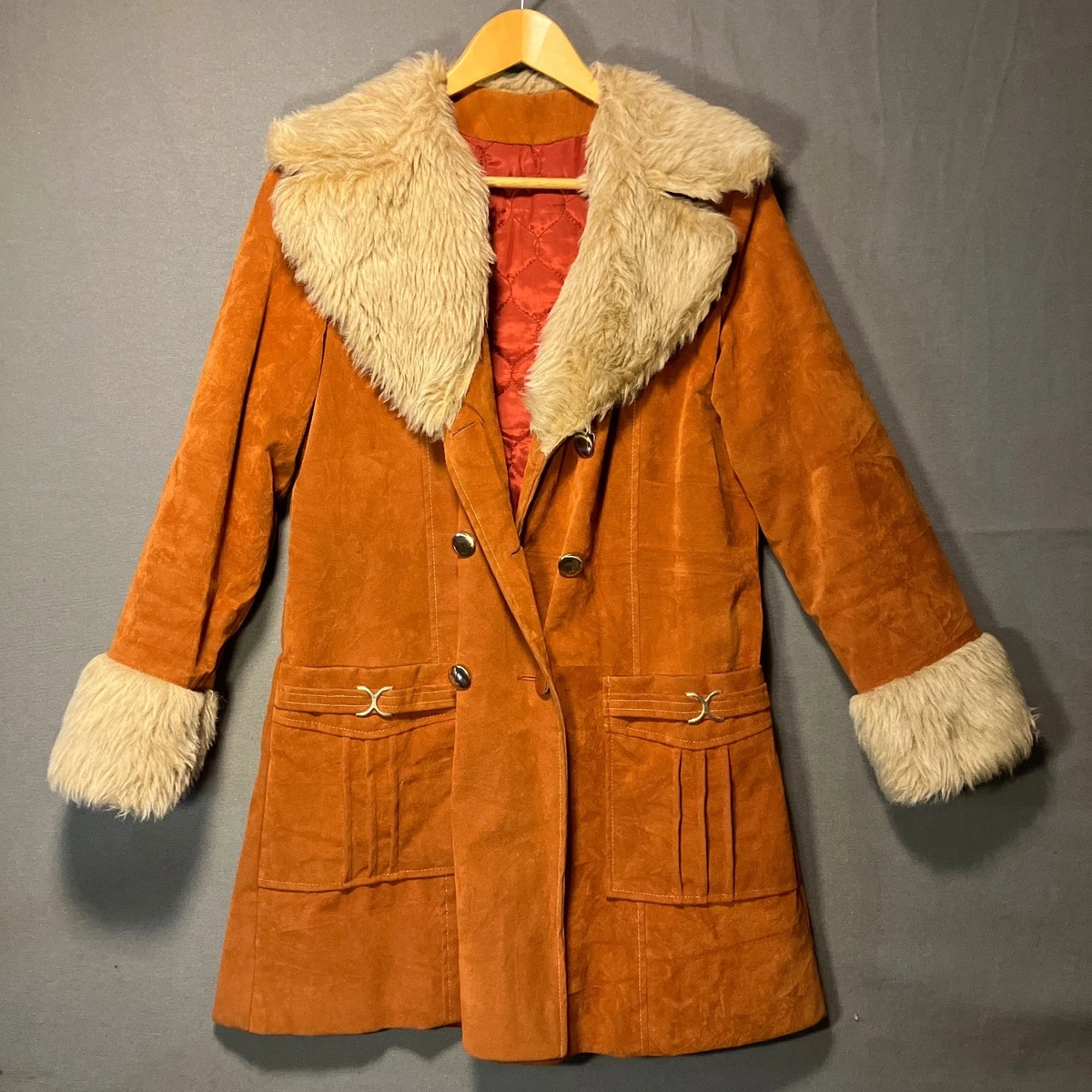25+ Faux Suede Vintage Coats, Jackets & Vests for Women for sale