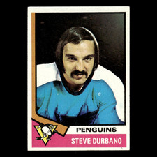 Steve Durbano #106 1974 Topps Pittsburgh Penguins Hockey Card NHL EX