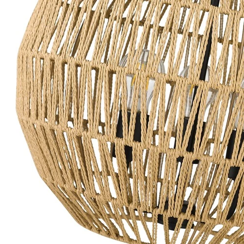 Golden Lighting 6933-3P Florence 3 Light 19"W Cage Pendant - Brushed Champagne - Picture 10 of 12