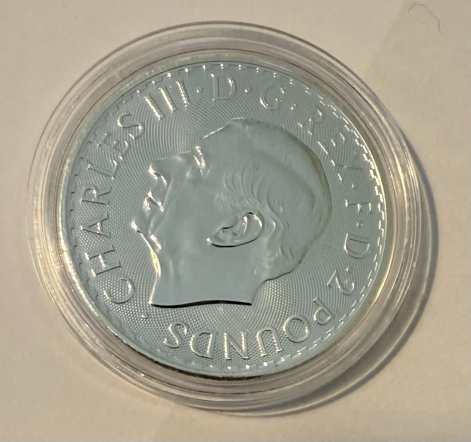 2026 Britannia 1oz 999 Hong Kong Privy Silver Coin In Capsule - Image 3 of 3