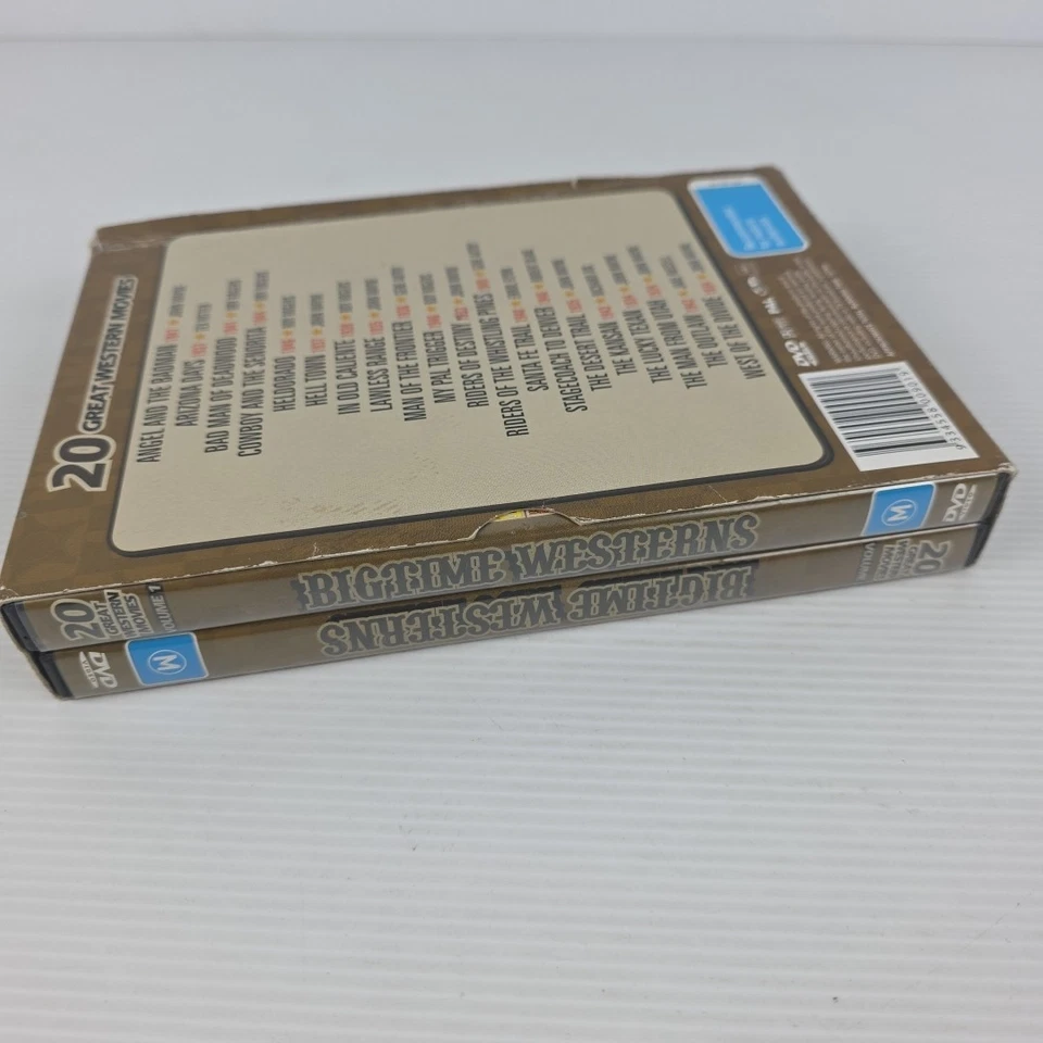 Bigtime Westerns - 20 Great Western Movies DVD Box Set, PAL, Region Free - image 4 of 4