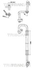 Tuyau haute/basse pression climatisation TRISCAN 9010 43003 pour HYUNDAI ix35 LM