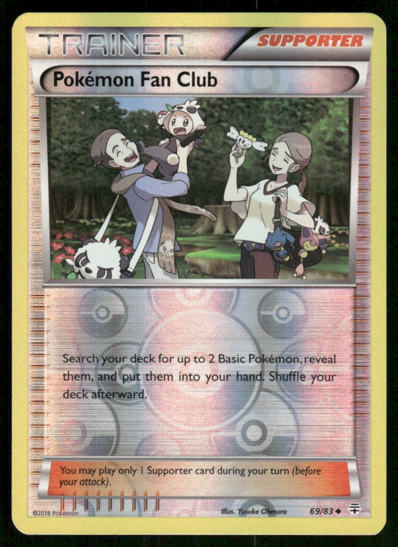 2016 Pokemon Pokemon Fan Club Uncommon Generations 69/83 Reverse Holo HP