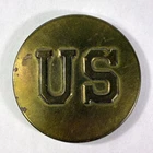 Original  WW1 U.S. Military Army Calvary Horse Bridle Rosette Piece Antique