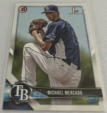 2018 Bowman Baseball Prospects Michael Mercado Tampa Bay Rays 1st Bowman #BP-16