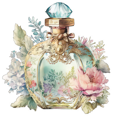 Autoaufkleber Sticker Vintage Perfume Aufkleber