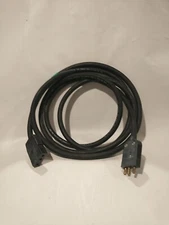 Royal Electric 12/3 12 AWG 3 Conductor SOOW 20A 125V Stage Pin Bate Cable 12'/9"