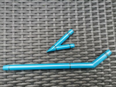 Tepi und Kuripe Marineblau Set Handgefertigter Schnupftabak Applikator Kambo 