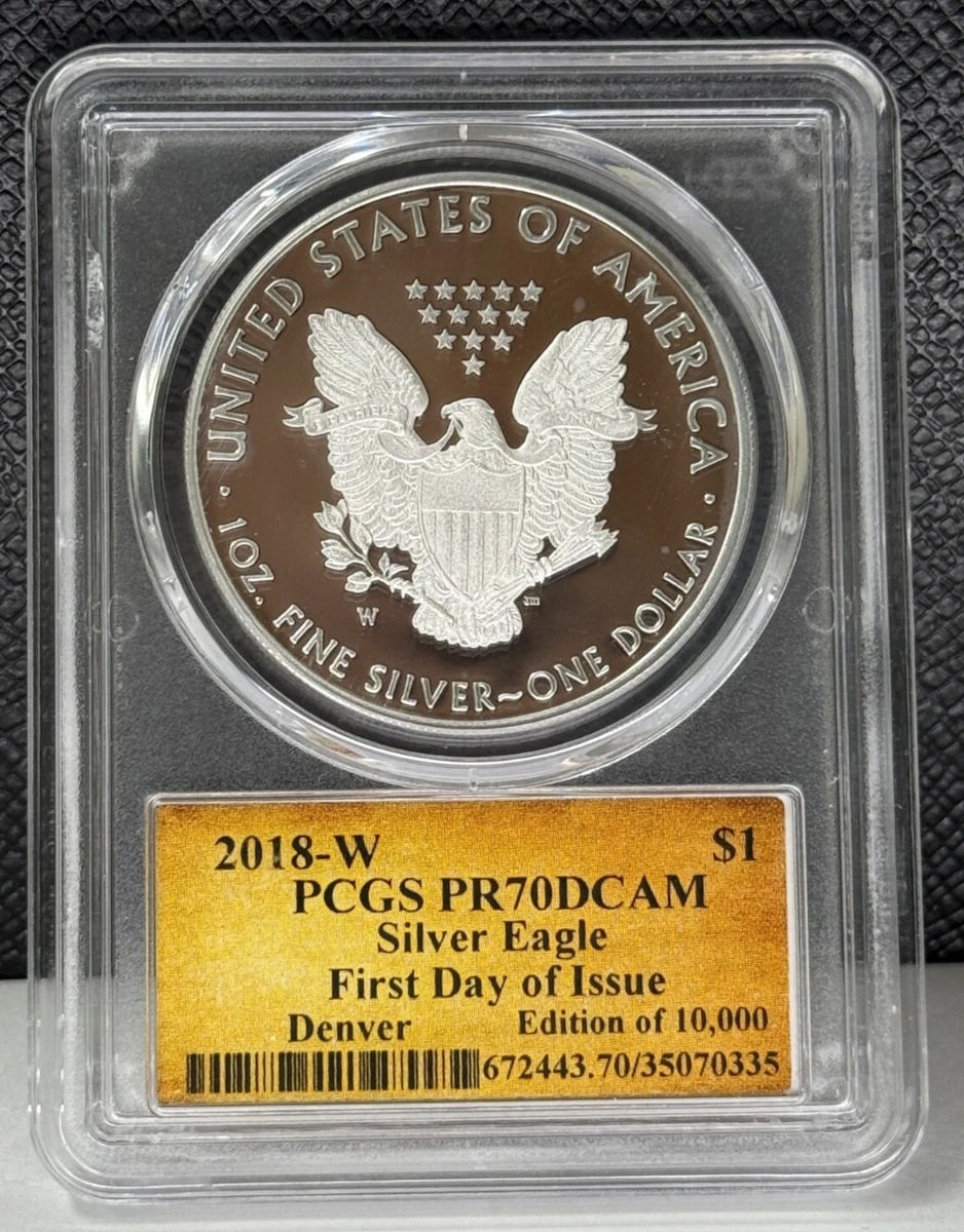 2018 American Eagle PR 70 Graded Silver Bullion Coins for sale | eBay