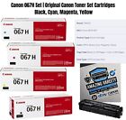 Canon 067H Oem Toner 4 Colour Set (Black, Cyan, Magenta, Yellow)