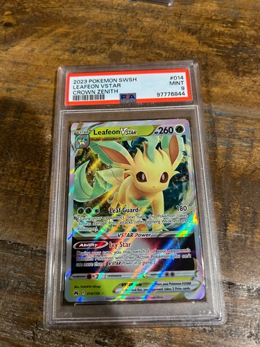 Leafeon VSTAR graded PSA 9 for sale on eBay