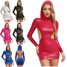 Women Costume Slim Fit Dress Festival Lingerie Sexy Clubwear Cut Out Nightclub
