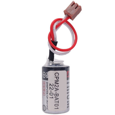 CPM2A-BAT01 3.6V 1000mAh PLC Battery For OMRON Controller CPM2A/CQM1H ER3V US