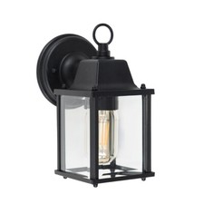 Outdoor Wall Light Fitting Glass Lantern Garden Outside Patio Security Lighting
