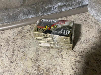 MAXELL XLII 110 Cassette Tapes Lot of 4 Tapes NEW