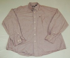 IZOD LARGE LIGHT PURPLE LONG SLEEVE LARGE BUTTON DOWN SHIRT - H334
