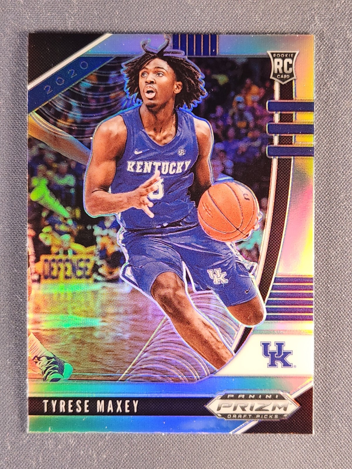 2020 Panini Prizm Draft Picks #54 Tyrese Maxey Rookie RC Silver Prizm