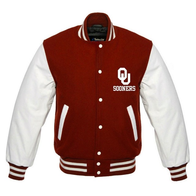 RARE Oklahoma Sooners NCAA beautiful Varsity jacket small med large XL