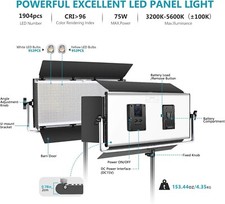 Neewer Dimmable 1904 Led Video Light For Studio Portrait Product Video Shooting 