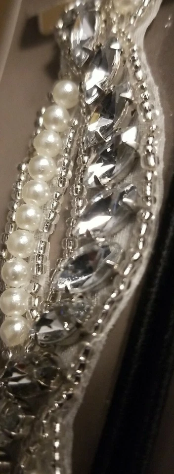 Новый Remington голова надежном жемчуг и кристалл бисером обруч для волос свадебный выпускной официальный - Изображение 2 из 4