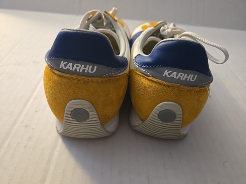 Karhu Mestari Curry/True Navy Men's Athletic Shoes Size 7 - Picture 4 of 16