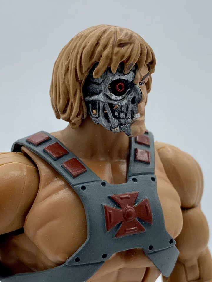Masters of the Universe Clásicos Personalizado Batalla Dañado Heman Faker CABEZA Motu Foto 2 de 4