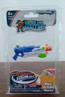 World's Smallest Super Soaker Barrage Mini Water Gun 576 Brand New