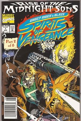 GHOST RIDER/BLAZE: SPIRITS OF VENGEANCE #1 - NEWSSTAND EDITION - 1992