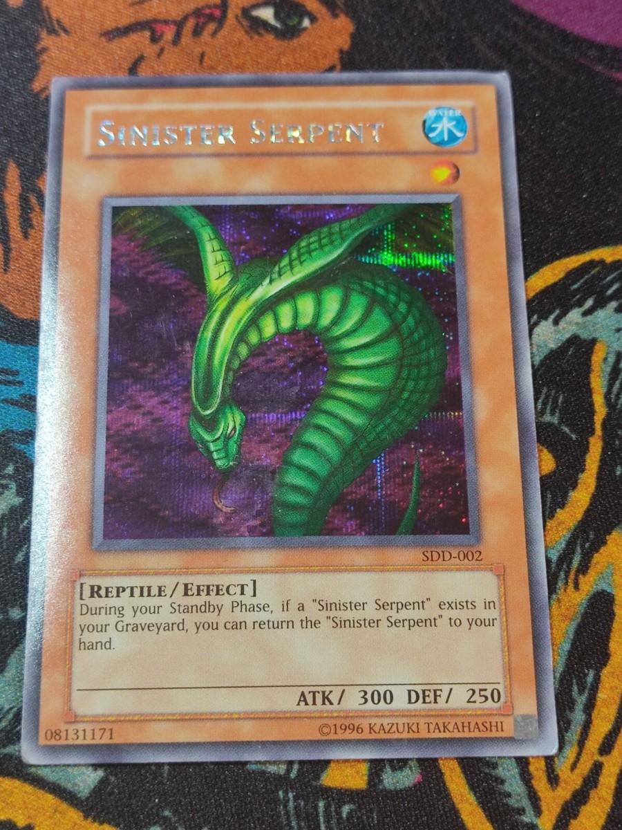 Sinister Serpent - SDD-002 Prismatic Secret Rare Promo Holo Foil