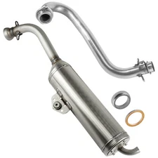 Exhaust Muffler Kit For Yamaha Grizzly 700 YFM700 Limited/Special FI EPS 2016-23