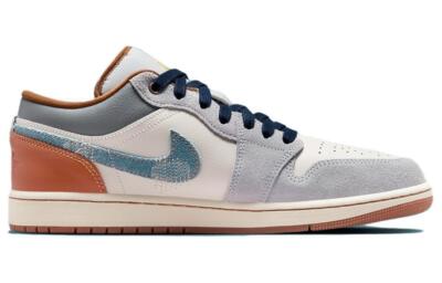 Air Jordan 1 SE Low Repaired Denim Swoosh - FZ5042-041 Men's New