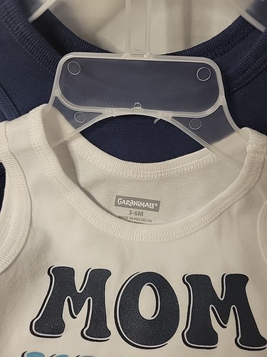 One Piece Tank Under Shirt Infant Baby 3-6 Months 2 pieces 1 Graphic 1 Solid - Picture 2 of 3