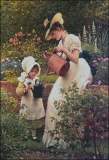 Needlework Crafts Embroidery DIY Counted Cross Stitch Kits - The Young Gardener