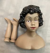 Darice Angels Doll Head Hands African American 2.5 1233-43 VTG NOS Lot 4