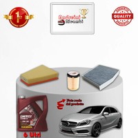 Wartungsset 3 Filter Und ÖL Mercedes Klasse A 200 W176 115KW 156PS Ab 2012