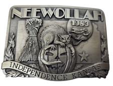 Siskiyou Belt buckle 1983 limited edition 9 of 1000 Neewollah Indep. Ks. NO